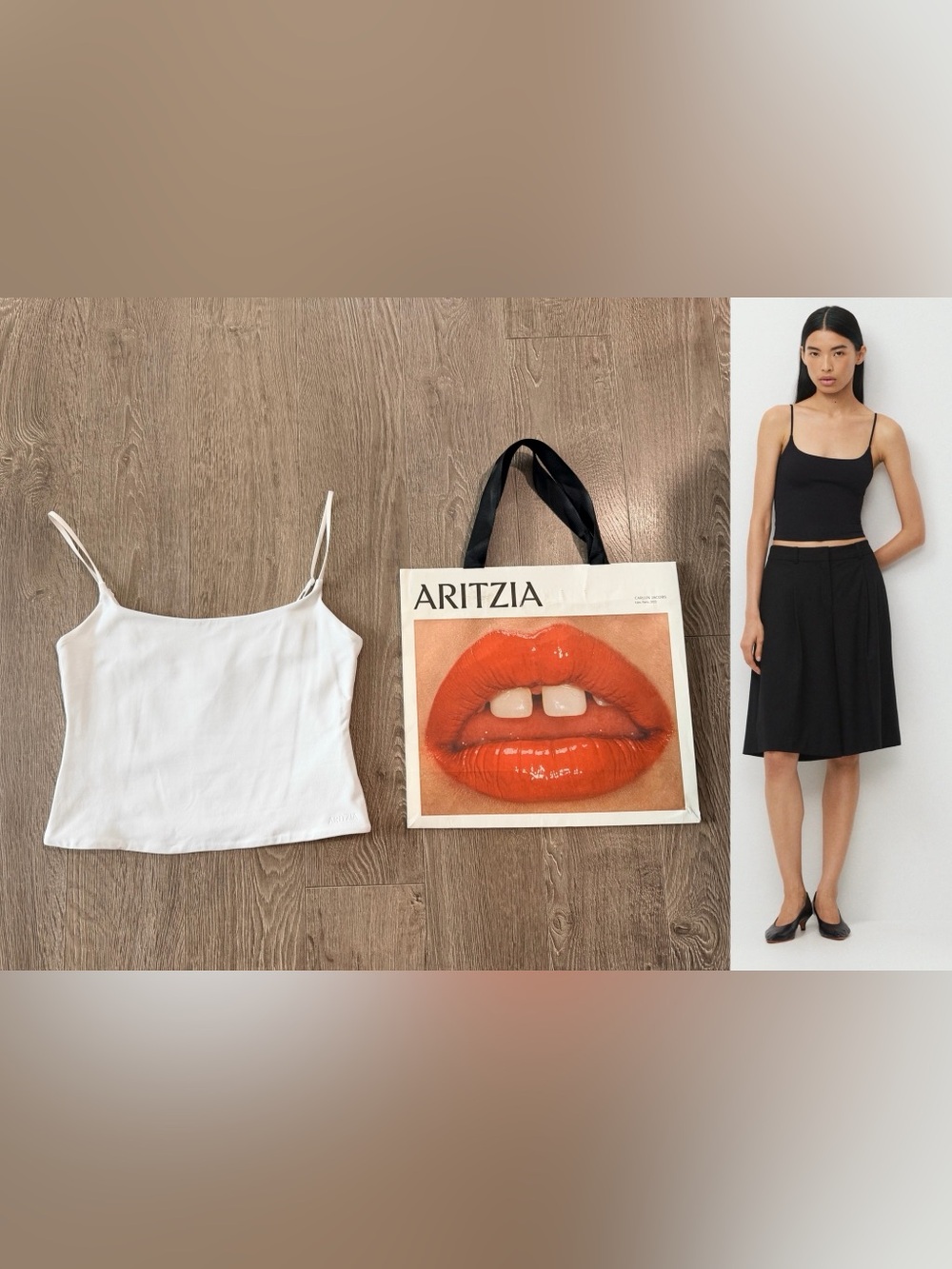 Aritzia Original Contour Presence Waist Cami (M)